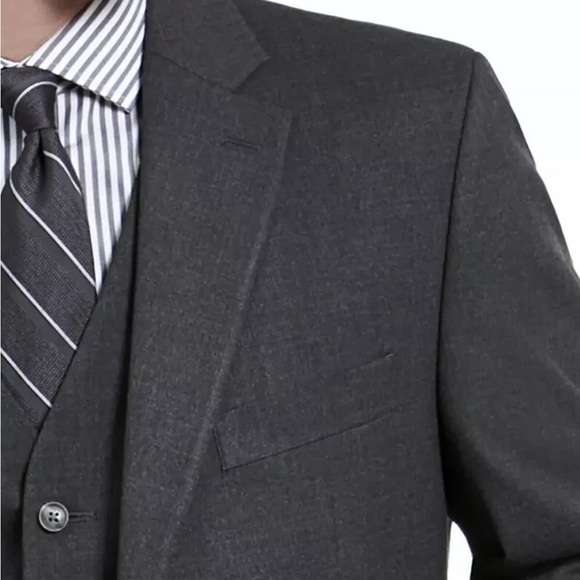 Alfani Men's Slim-Fit Stretch Solid Suit Jacket Charcoal Grey 42XL Blazer NewTag - Picture 4 of 12